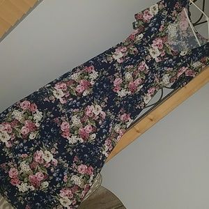 Gorgeous full length floral dress